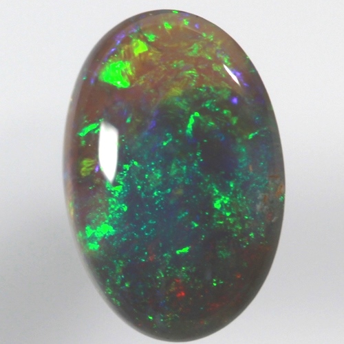 SOLID SEMI BLACK OPAL Moss pattern, sparkling moss green over blue